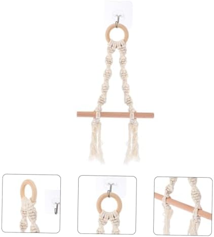 Alipis Toilet Paper Holder Wall Hanging Rack for Cotton Towels More