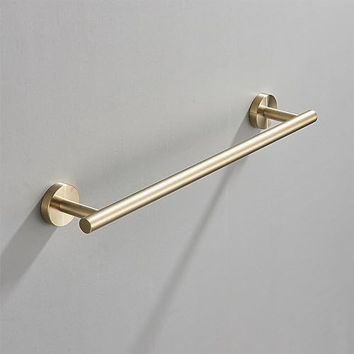 Sturdy Chrome Wall-Mounted Towel Bar Set