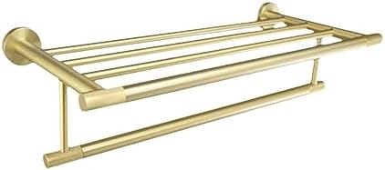 Stainless Steel Towel Bar Set Brushed Gold Finish