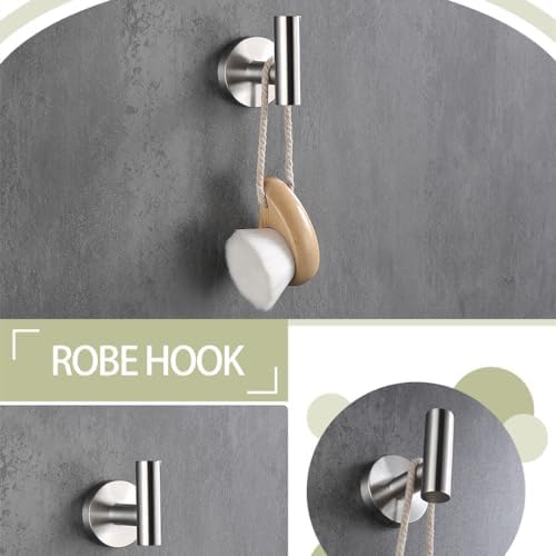 PIZZZENO Brushed Gold Towel Bar Set Perfect Gift for Your Bathroom