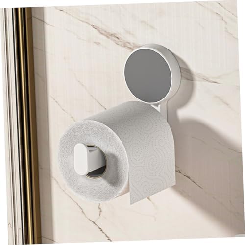 Wall-Mounted Toilet Paper Holder - White