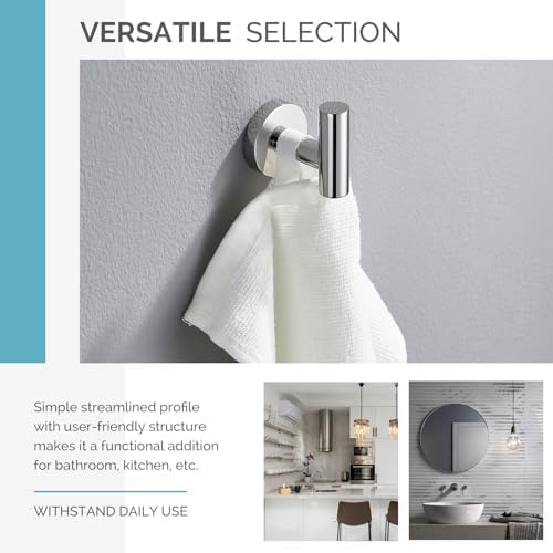 Bathroom Towel Hook Modern Design Easy to Hang Sleek Durable