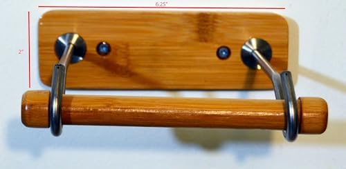 Premium Natural Bamboo Wall-Mount Storage