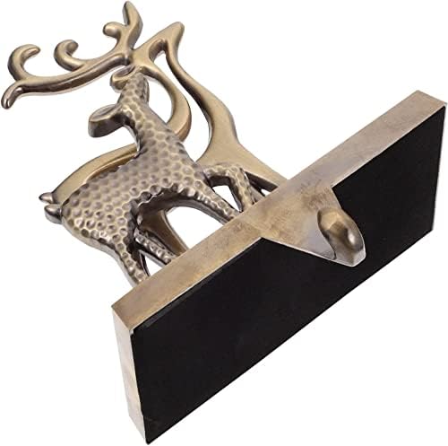 Retro Deer SnowmanChristmas Stocking Holder Holder Set for Bathroom Small Spaces Perfect