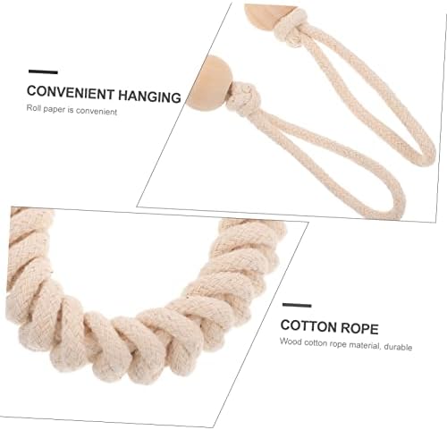 Cotton Rope Holder Wall-Mounted Toilet Paper Rack