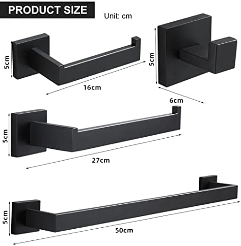 Stylish Matt Black Ceiling Hook