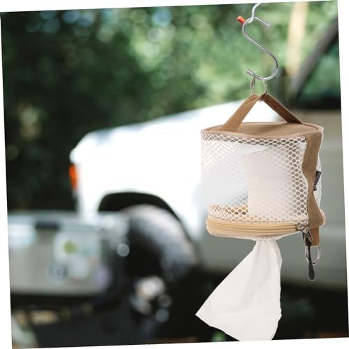 Compact Hanging Toilet Paper Bag for CAMPING CAR and Travel