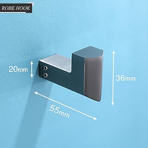 WangKensu Hand Towel Bar Grey Wall-Mounted Towel Holder for Bathroom