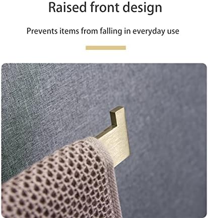 Brushed Gold Stainless Steel Bathroom Towel Bar Paper Holder Kit