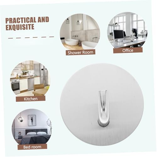 Sturdy Stainless Steel Bathroom Towel Coat Hook Set 4-Piece