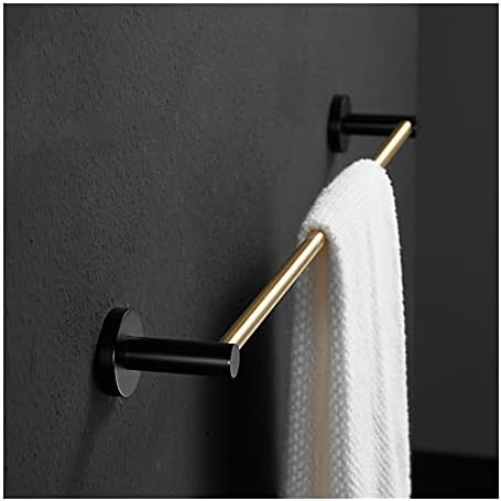 Versatile Towel Rail Rack Brass Surface for Bathroom Kitchen Use