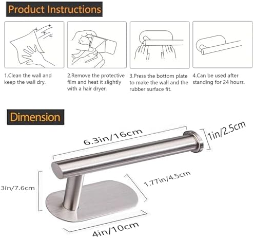 Perfect for Home Bathroom Storage Rust-Resistant Easy to Install