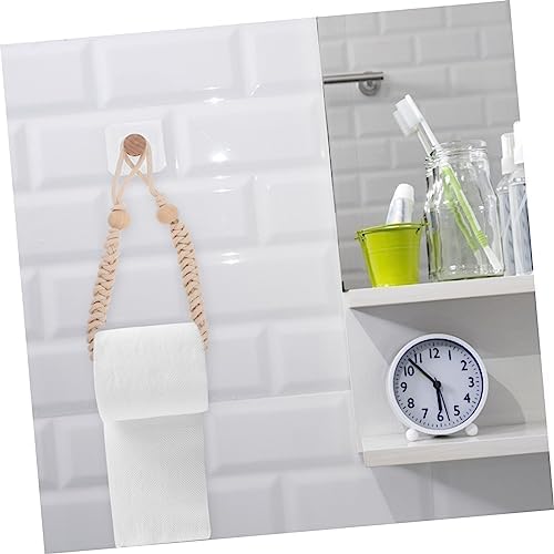 Cotton Rope Holder Wall-Mounted Toilet Paper Rack