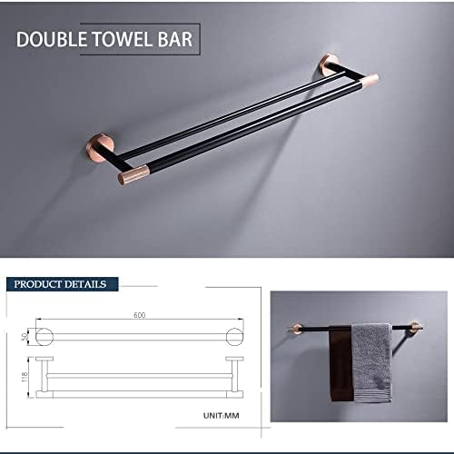 WangKensu Rose Gold Double Towel Bar
