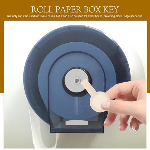 Ergonomic 3-Pack Toilet Paper Dispenser Keys Ensure Smooth Home Use