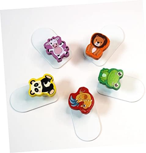 MAGICLULU 5pc Cute Animal Wall Hooks