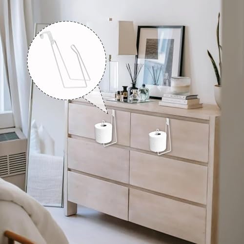 Efficient Toilet Paper Holder Small Space Storage Solution