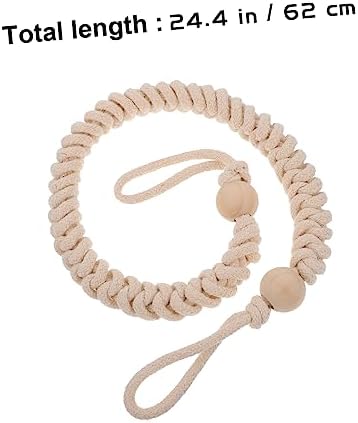 Beige Bohemian Cotton Rope Hanging Toilet Paper Holder