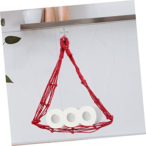 2Pcs Wall-Mounted Durable Hanging Toilet Paper Holder for Bathroom Bedroom