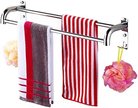 Sturdy Stainless Steel Towel Rack for Efficient Storage in Kitchens Bathrooms