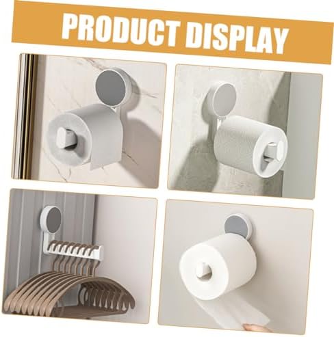 Space-Saving Wall Mount Toilet Paper Holder