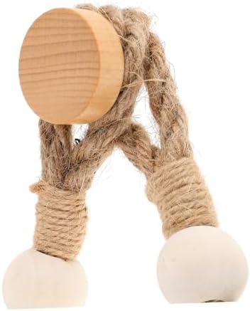 Rope Wood Bead Holder for Toilets More