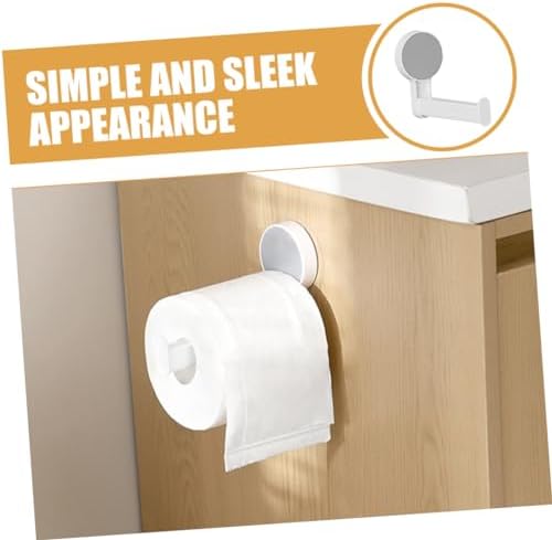 Wall-Mounted Toilet Paper Holder - White