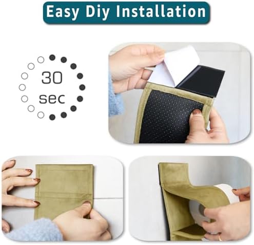 Space-saving Toilet Paper Holder