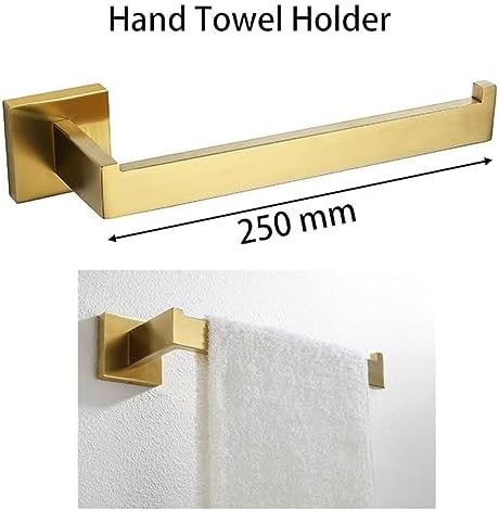 Sturdy Stainless Steel Bathroom Towel Bar with Hand Towel Holder