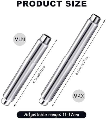 Stainless Steel Toiletries Holder with 10