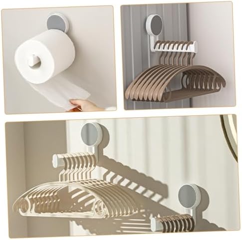 Wall-Mount Toilet Paper Holder Towel Rack for Bathroom Storage