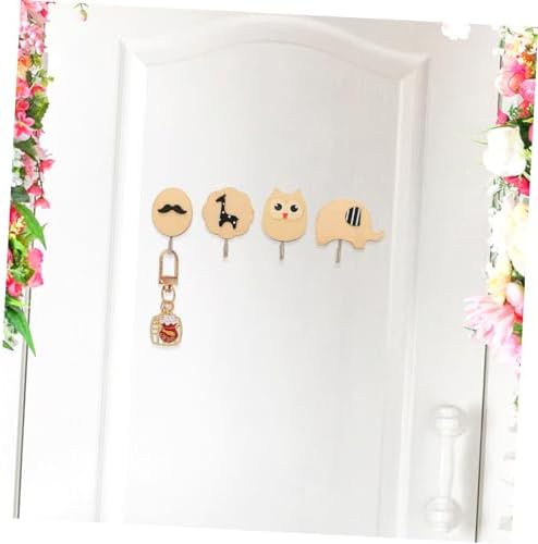 Homoyoyo 4-Piece Adhesive Wall Hook Set