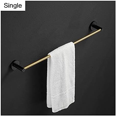 Versatile Towel Rail Rack Brass Surface for Bathroom Kitchen Use