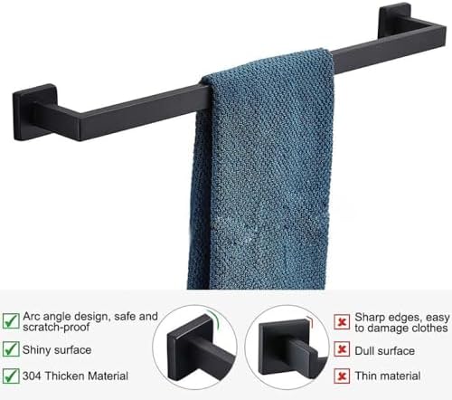 Premium Touch- friendly Wall Shelf Robe Hook Wall Bracket Towels More