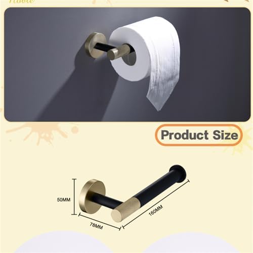Stainless Steel Bathroom Hardware Set Wall-Mounted Towel Rack Coat Hook Rustproof Durable