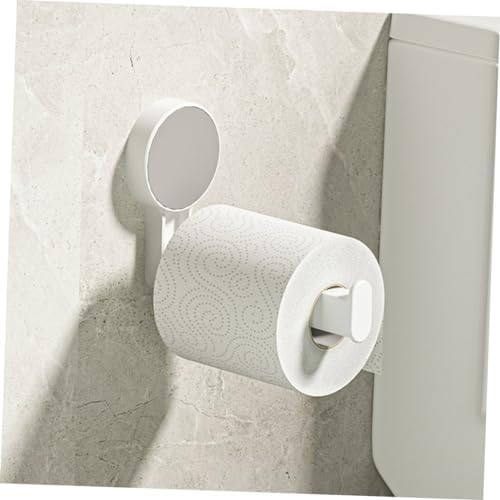 Wall-Mount Toilet Paper Holder Towel Rack for Bathroom Storage
