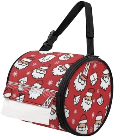 YUVAMIMO Santa Claus Hanging Toilet Paper Organizer