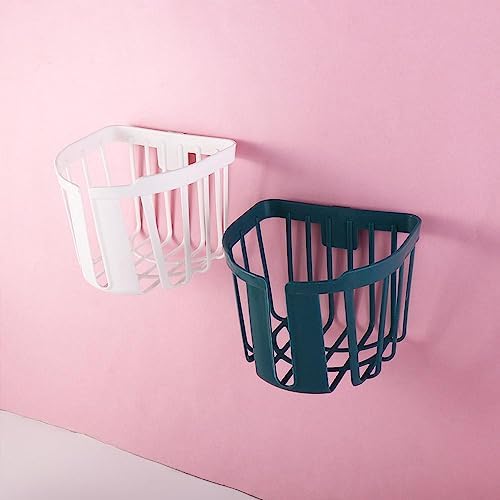 Stylish Wall-Mounted Toilet Paper Holder with Space-Saving Design