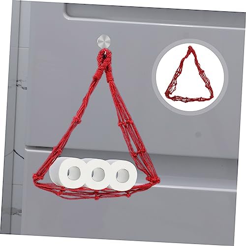 2-Piece Braided Toilet Paper Holder for Home Decor