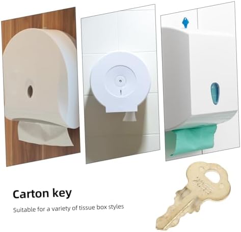 2-Piece Toilet Dispenser Key Replacement for Universal Towel Holders