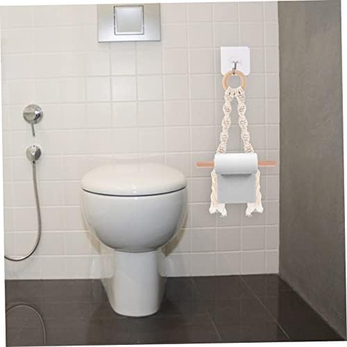 Alipis Toilet Paper Holder Wall Hanging Rack for Cotton Towels More