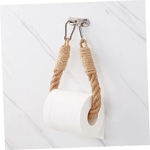 Angoily Retro Toilet Paper Holder No Drilling Required Stylish Napkin Storage