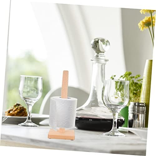 High-Quality Reusable Wooden Toilet Paper Holder in Kitchen Bathroom