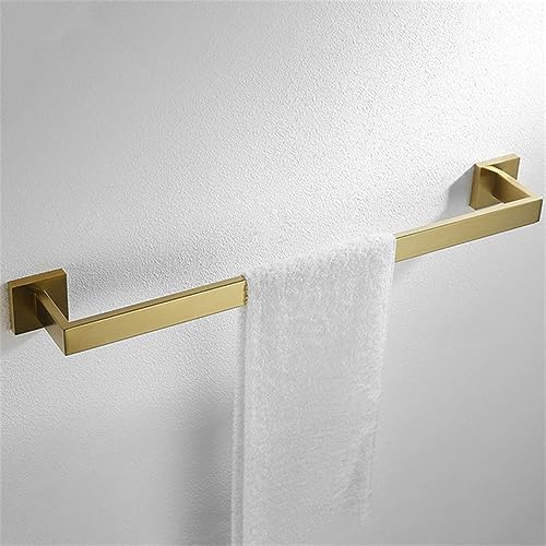 Sturdy Brushed Gold Towel Bar for Bath