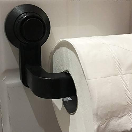 White Wall-Mounted Toilet Paper Holder Dual Functions