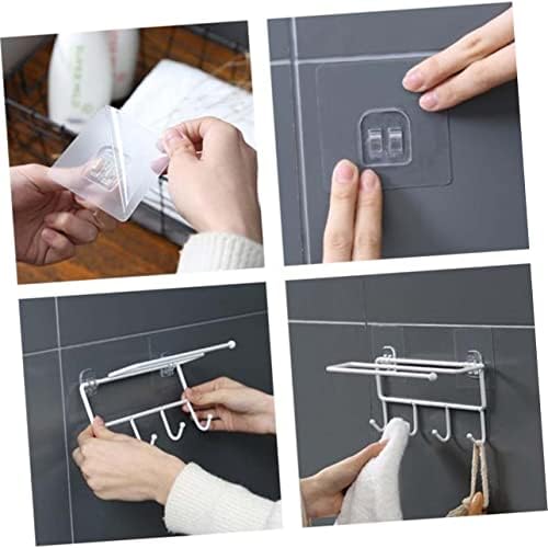 Hemoton Flexible Round Bead Towel Rack