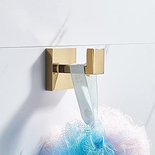 IsolaY bathroom Gold Polish Towel Bar Set