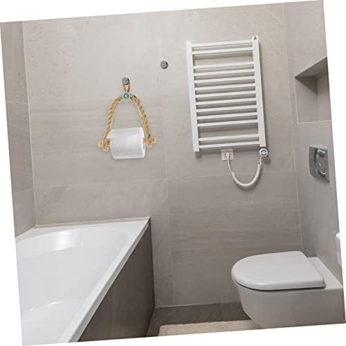 Labrimp Wooden Toilet Roll Holder Stand