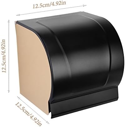 Space-Mounted Aluminum Toilet Paper Holder NATUDECO