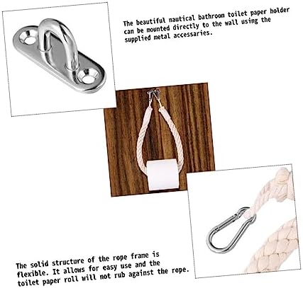 Stylish 1Pc Handmade Rope Toilet Paper Holder